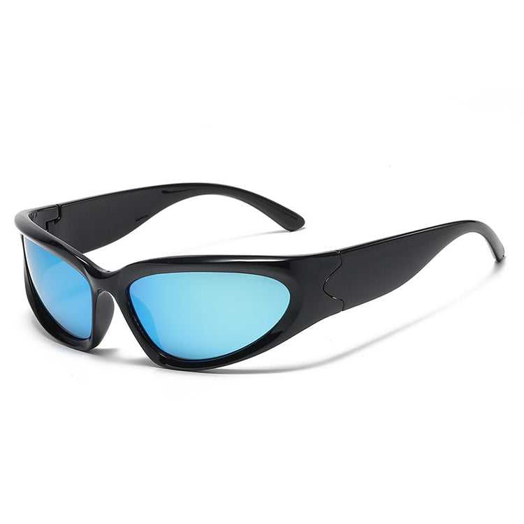 Punk-Style Sports Wrap-Around Unisex Sunglasses Full Cover Shades