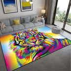 Leopard Tiger Print Rugs Jungle Cat Carpets Mats