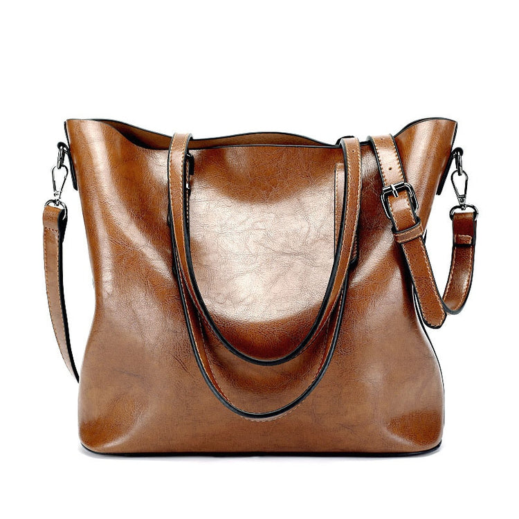 Big Bucket Bag Tote Large-Capacity Cross-Shoulder Handbag Women's