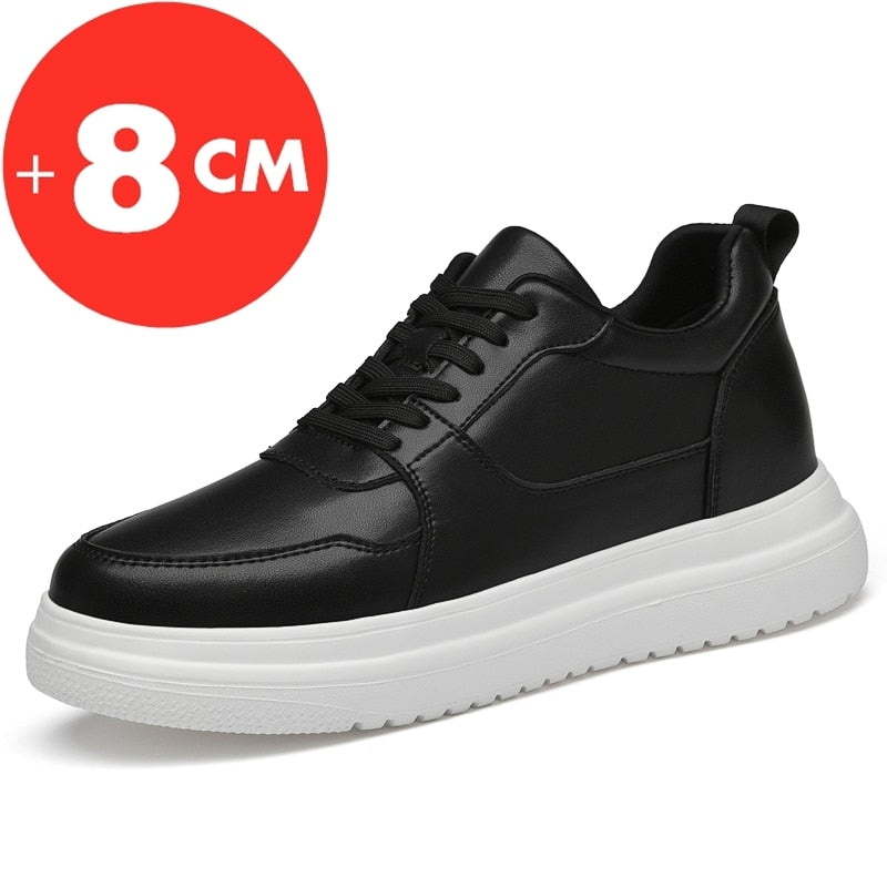 Elevator Sneaker Sport Heightening Shoes - Instantly Boost Tall Height 8cm