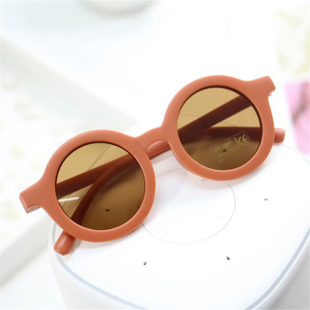Children's Round Shatter Proof Safe Sunglasses Kids UV400 Sun Protection