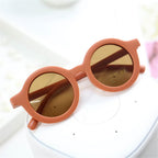 Children's Round Shatter Proof Safe Sunglasses Kids UV400 Sun Protection