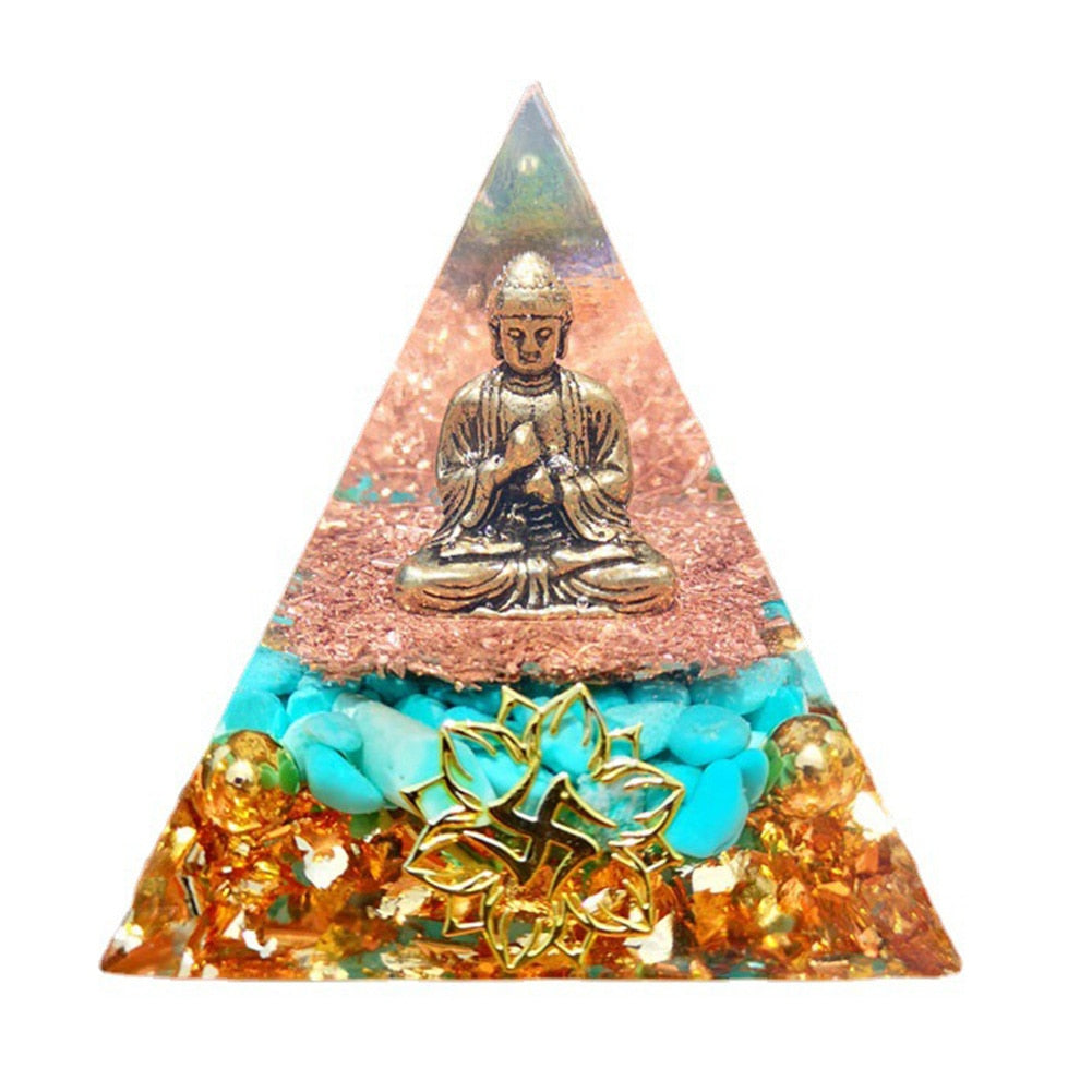Pyramid Consciousness Power Magic Energy Orgone Crystals Good Luck Charm