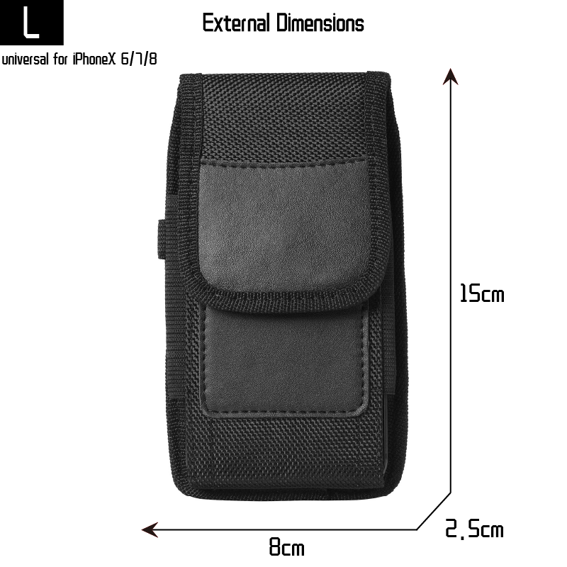 Belt Loop & Clip Waist Phone Bag Fanny Pack With