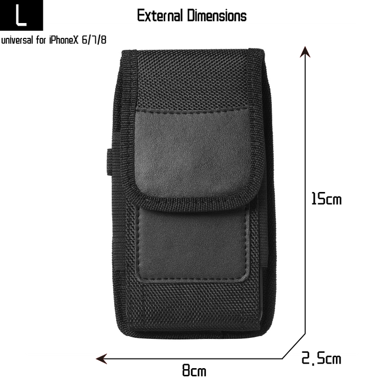 Belt Loop & Clip Waist Phone Bag Fanny Pack With