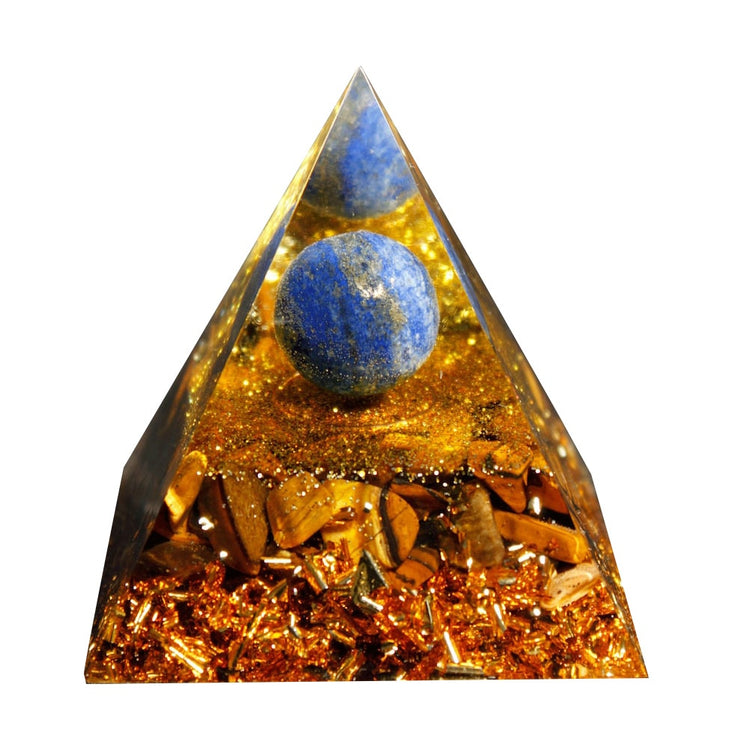 Pyramid Power Magic Orgone Energy Orgonite Meditation & Healing Crystals Reiki Chakra Good Luck Charm