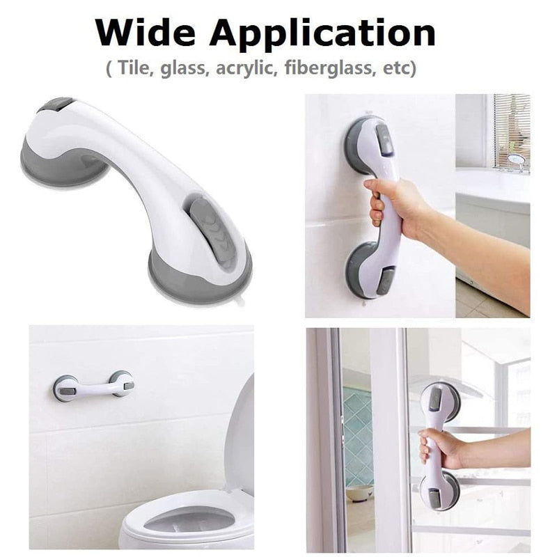 Safety Grab Bar Strong Suction Grip for Seniors Bathroom Shower Handle