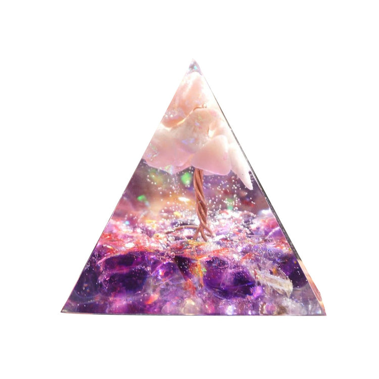 Pyramid Power Magic Orgone Energy Orgonite Meditation & Healing Crystals Reiki Chakra Good Luck Charm