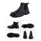 Safety Work Boots Steel-Capped Toes With Anti-Puncture Soles