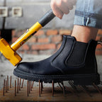 Safety Work Boots Steel-Capped Toes With Anti-Puncture Soles