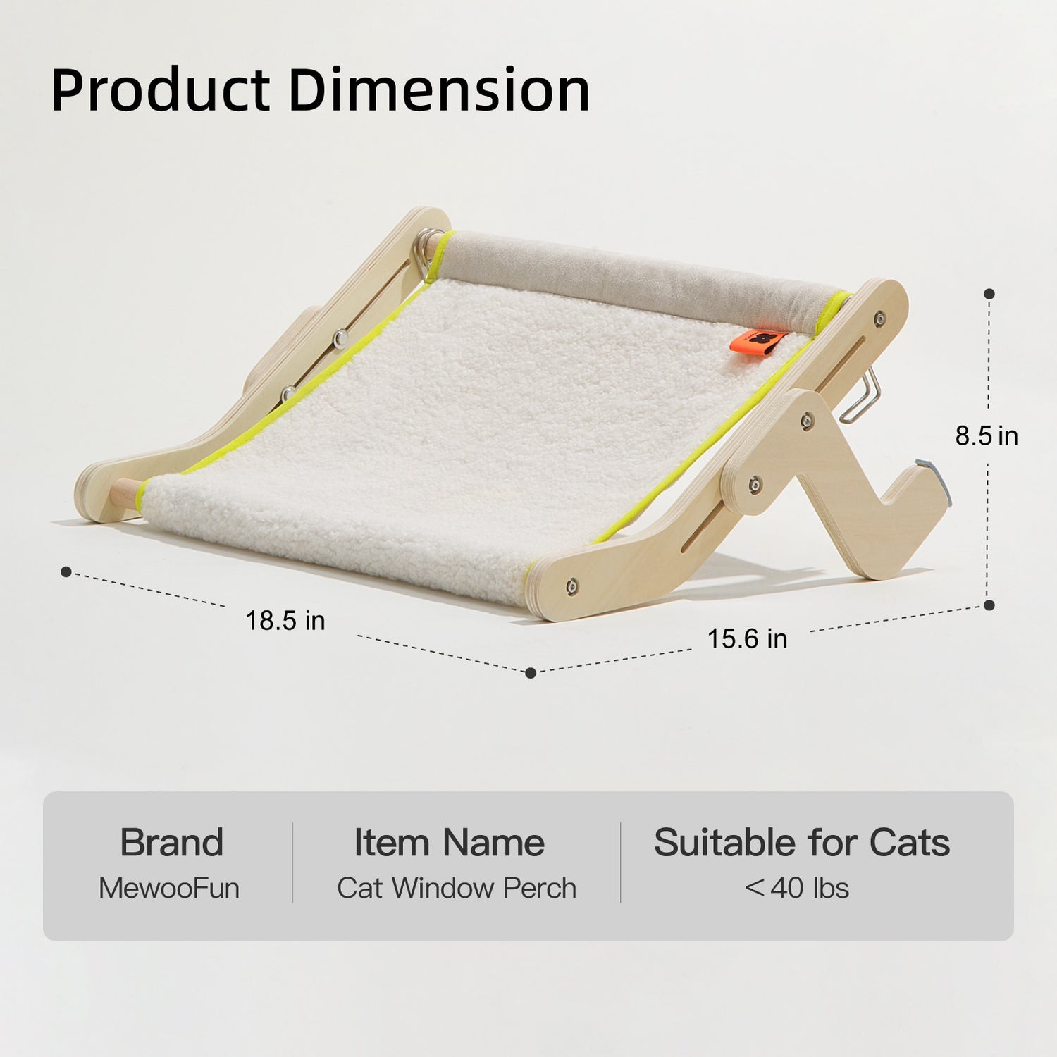 Cat Hanging Bed Perch Window Viewing Shelf For Cats