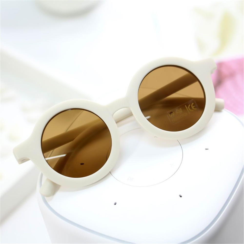 Children's Round Shatter Proof Safe Sunglasses Kids UV400 Sun Protection