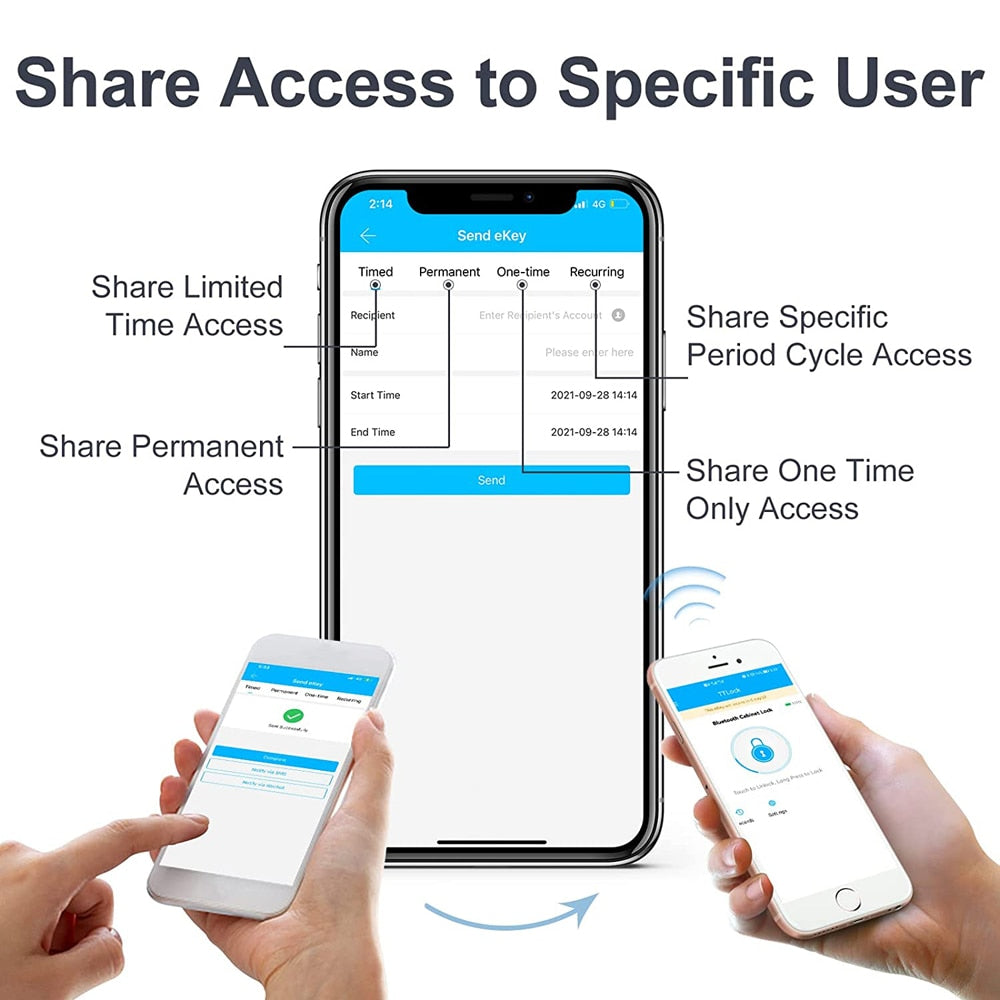 Hidden Secret Lock For Drawers Cupboards Wardrobes - App Control