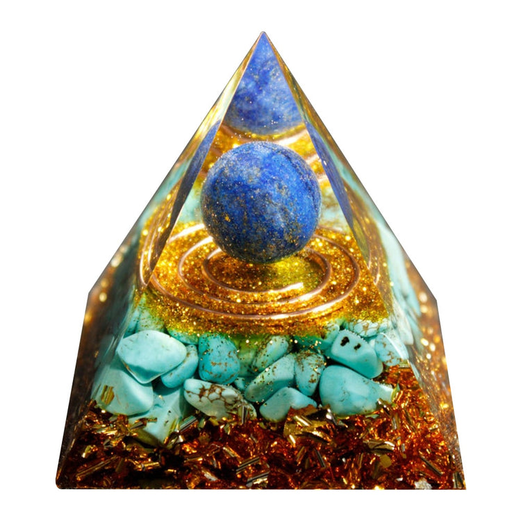 Pyramid Power Magic Orgone Energy Orgonite Meditation & Healing Crystals Reiki Chakra Good Luck Charm