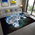 Leopard Tiger Print Rugs Jungle Cat Carpets Mats