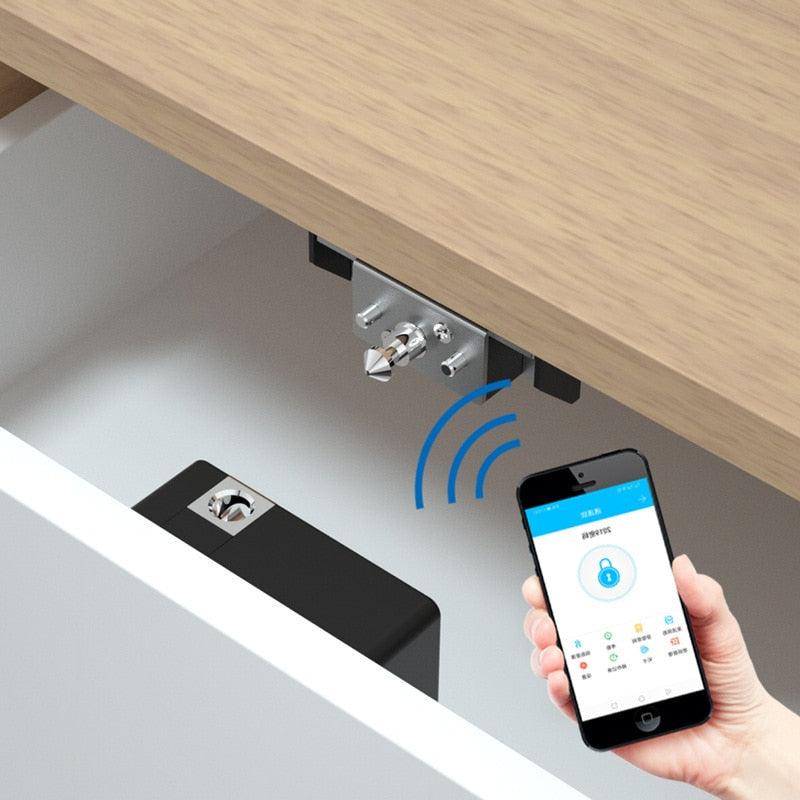 Secret Lock Hidden Wooden Drawer, Cupboard or Wardrobe - App Control