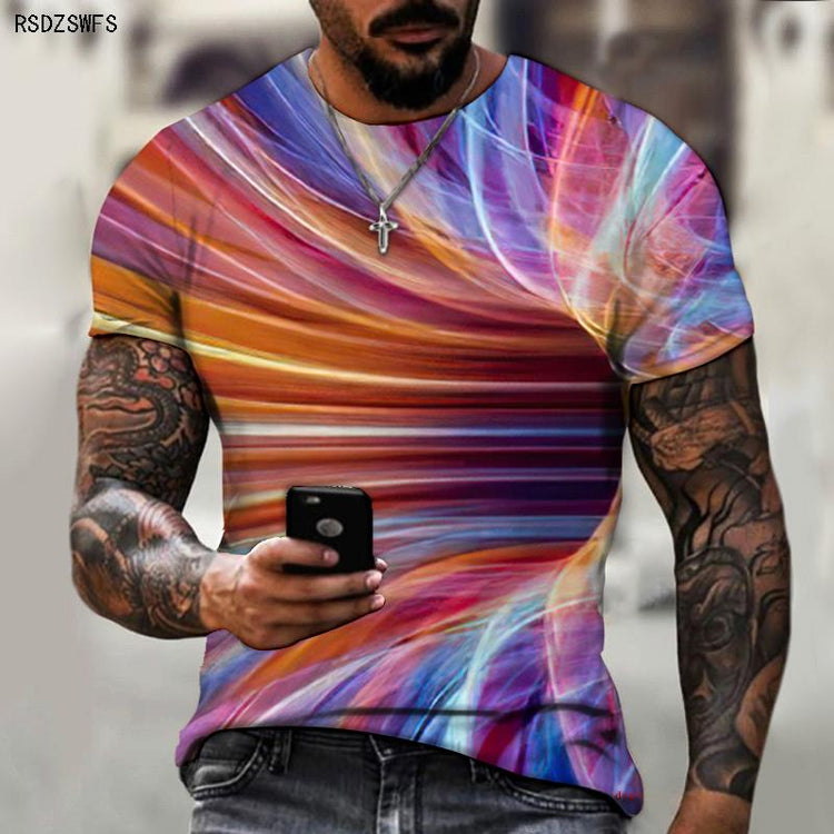 Men's T-shirt Funky Tech Swirl - Various Designs