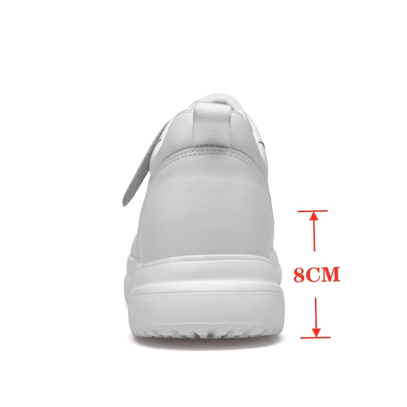 Elevator Sneaker Sport Heightening Shoes - Instantly Boost Tall Height 8cm