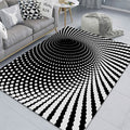 Optical Illusion 3D Vortex Rugs Trippy Home Floor Mats