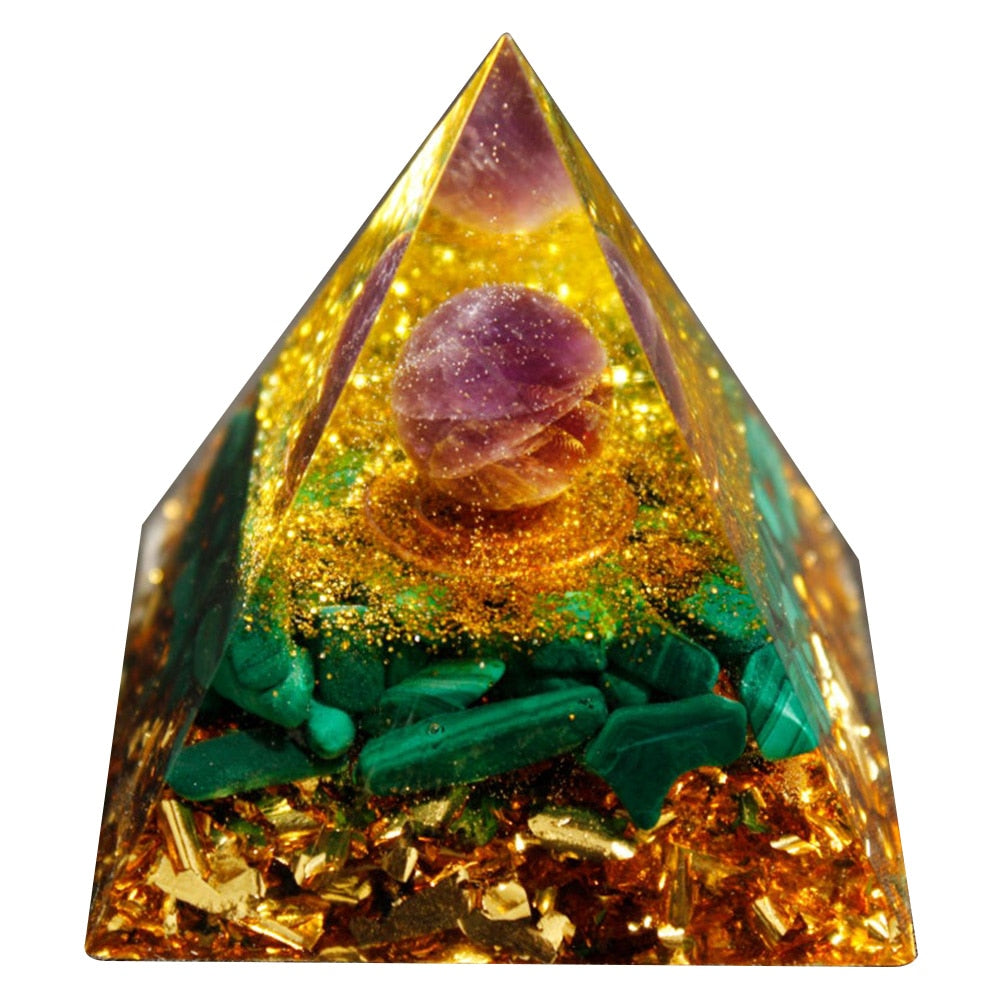 Pyramid Consciousness Power Magic Energy Orgone Crystals Good Luck Charm