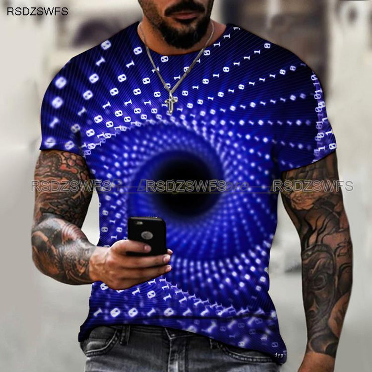 Men's T-shirt Funky Tech Swirl - Various Designs