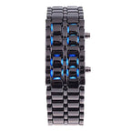 LED Display Lava Digital Watch Japanese Samurai Inspired
