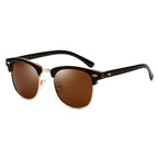 Semi Rimless Sunglasses Vintage Hollywood Design