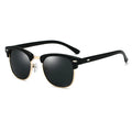 Semi Rimless Sunglasses Vintage Hollywood Design