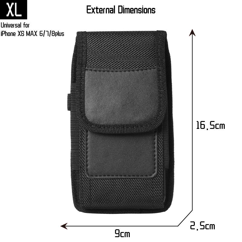 Belt Loop & Clip Waist Phone Bag Fanny Pack With