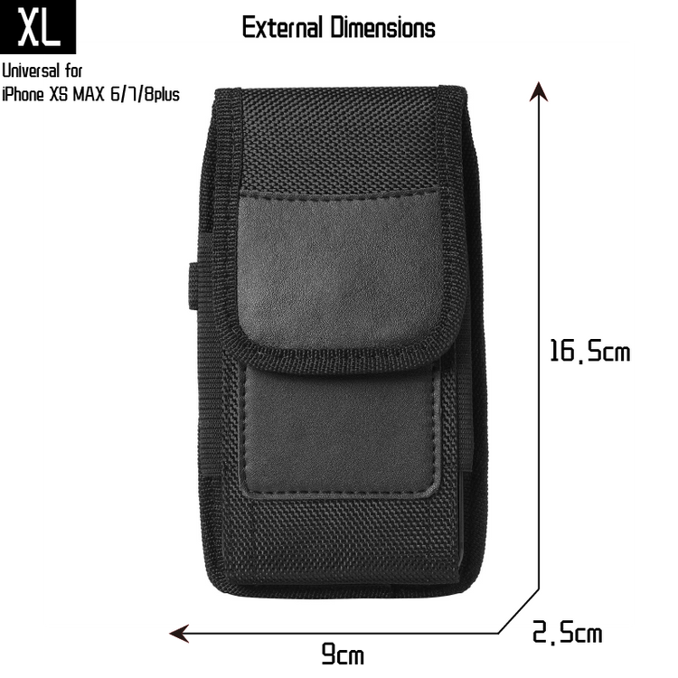 Belt Loop & Clip Waist Phone Bag Fanny Pack With