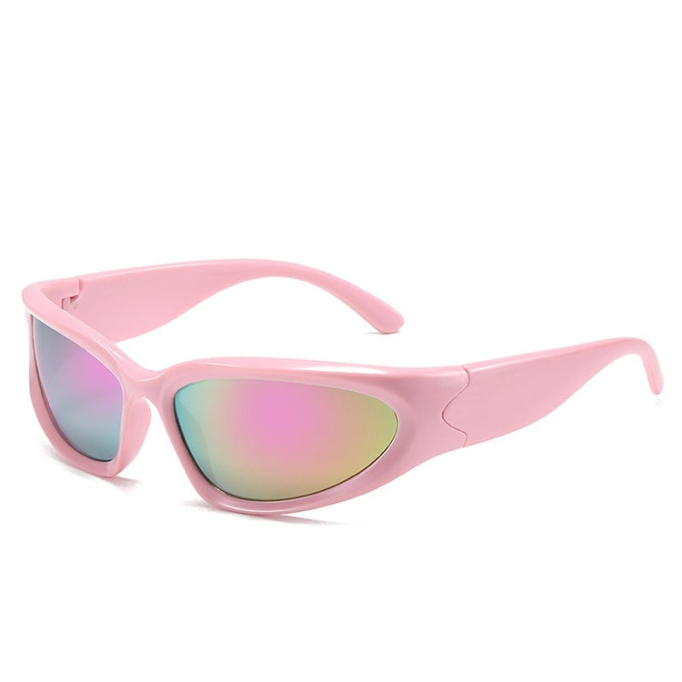 Punk-Style Sports Wrap-Around Unisex Sunglasses Full Cover Shades