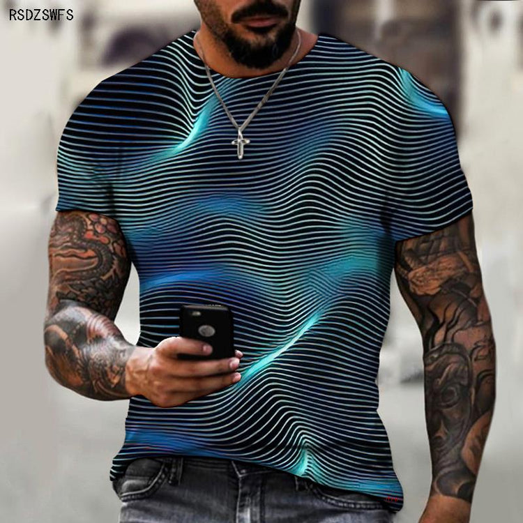 Men's T-shirt Funky Tech Swirl - Various Designs