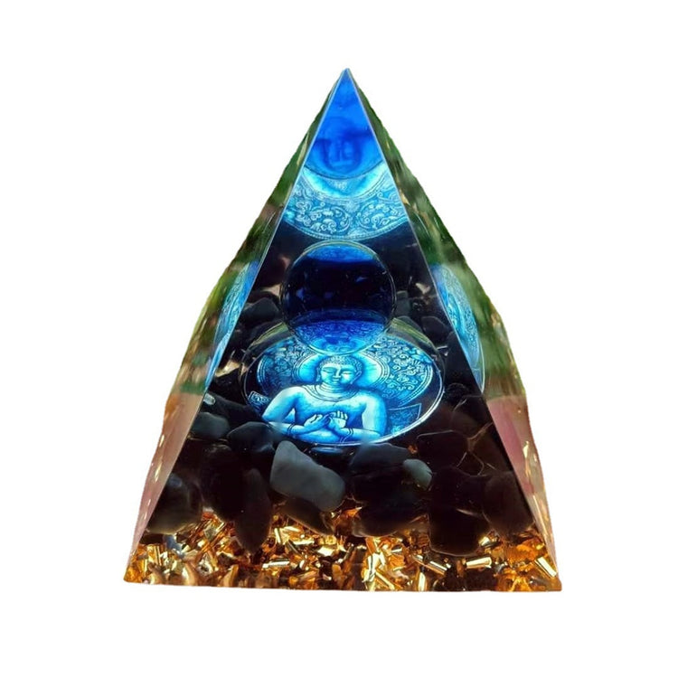 Pyramid Power Magic Orgone Energy Orgonite Meditation & Healing Crystals Reiki Chakra Good Luck Charm