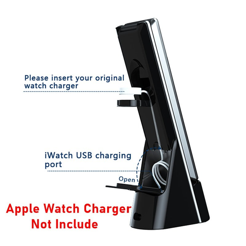 Phone Charger Lamp 5 in 1 Charging Station Bed Light Watch and Earbuds-Keep Melbourne Marvellous Official Store