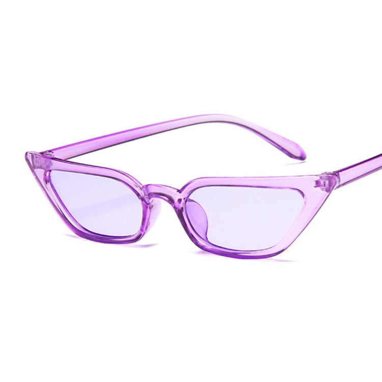 Slimline Cat Eye Hollywood Movie Star Sunglasses