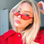 Slimline Cat Eye Hollywood Movie Star Sunglasses