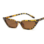 Slimline Cat Eye Hollywood Movie Star Sunglasses