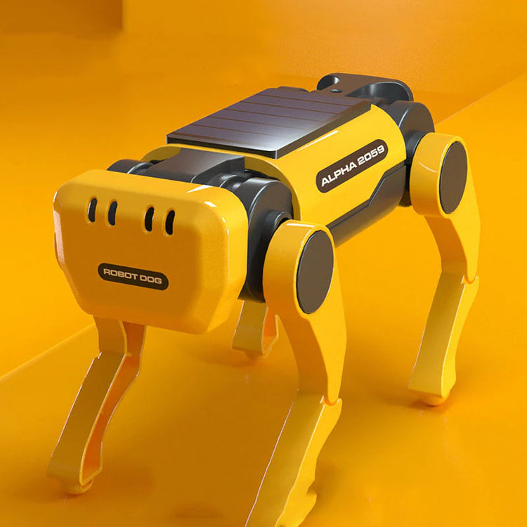 Solar Dog Robot Science Tech Educational DIY Assembly Toy Kids Intellectual Development