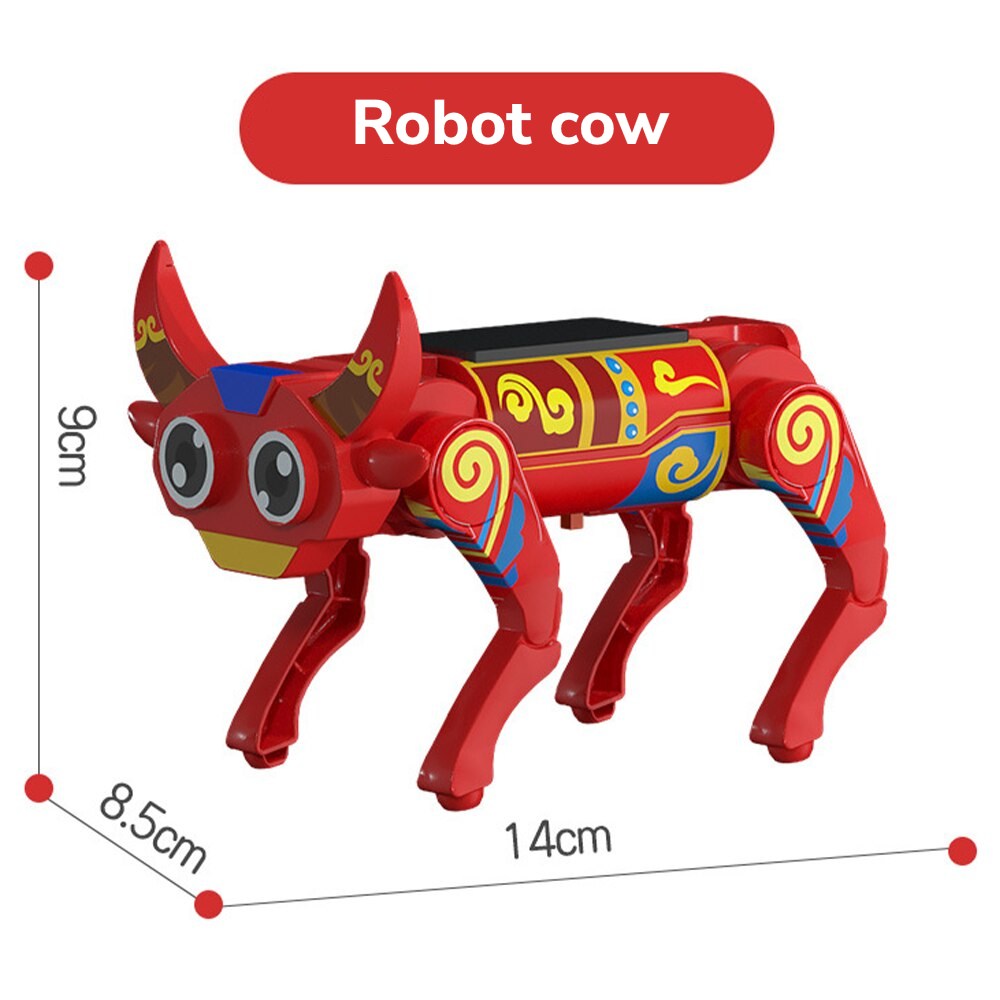 Solar Dog Robot Science Tech Educational DIY Assembly Toy Kids Intellectual Development