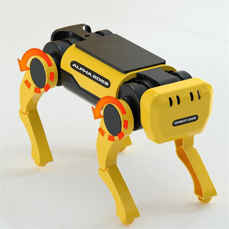 Solar Dog Robot Science Tech Educational DIY Assembly Toy Kids Intellectual Development