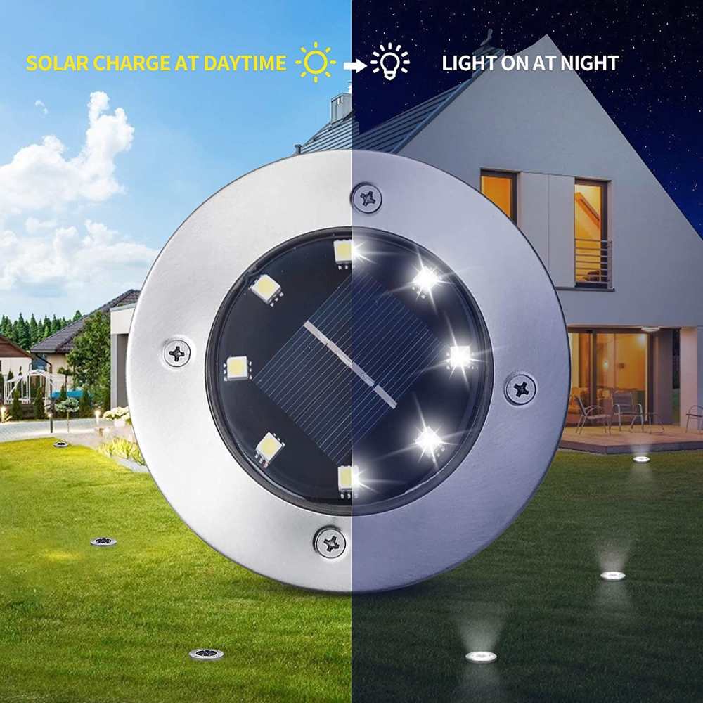 Solar Pathway Garden Lights LED Waterproof Outdoors Landscape Lighting