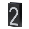 Illuminated Big Street House Number Solar Large 18.5cm x 10cm