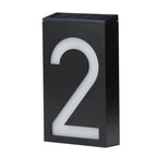 Solar Street House Numbers Illuminated Large Size High Visibility 18.5cm x 10cm