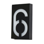 Solar Street House Numbers Illuminated Large Size High Visibility 18.5cm x 10cm