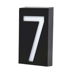 Solar Street House Numbers Illuminated Large Size High Visibility 18.5cm x 10cm