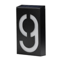 Illuminated Big Street House Number Solar Large 18.5cm x 10cm