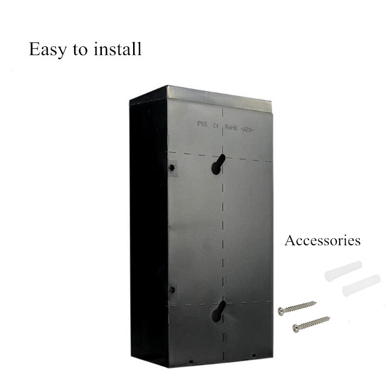 Solar Street House Numbers Illuminated Large Size High Visibility 18.5cm x 10cm