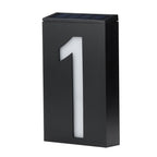 Solar Street House Numbers Illuminated Large Size High Visibility 18.5cm x 10cm