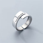 Motivation Silver Rings - Make A Wish / This Too Shall Pass / Soulmates