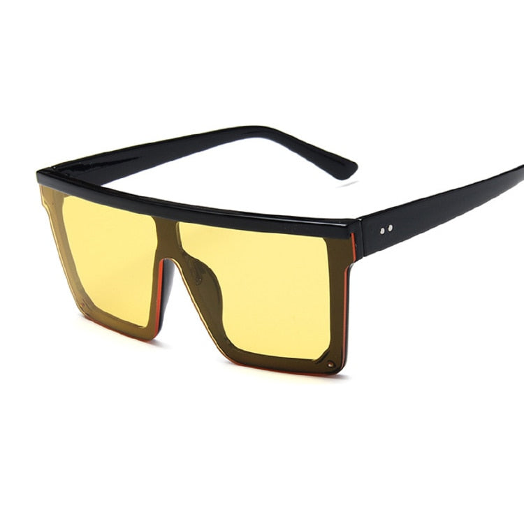 Square Frame Oversized Large Unisex Sunglasses